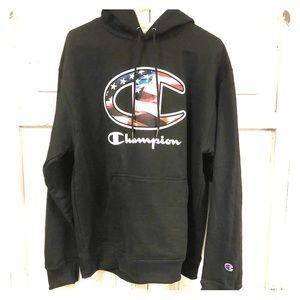 Champion Limited Edition American Flag Hoodie